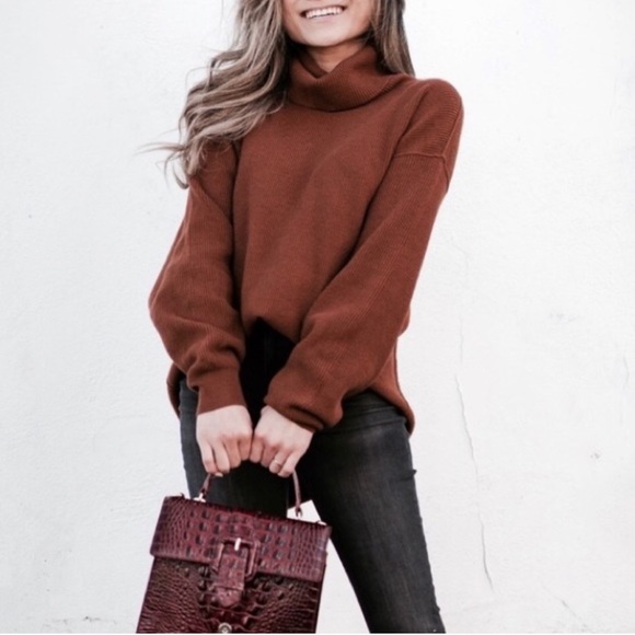 NEW Free People Softly Structured Turtleneck - Picture 1 of 9